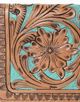 OHLAY WALLET Hand Tooled Genuine Leather women bag western handbag purse