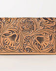 OHLAY WALLET Hand Tooled Genuine Leather women bag western handbag purse