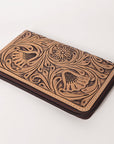 OHLAY WALLET Hand Tooled Genuine Leather women bag western handbag purse