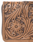 OHLAY WALLET Hand Tooled Genuine Leather women bag western handbag purse