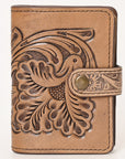 OHLAY WALLET Hand Tooled Genuine Leather women bag western handbag purse