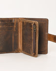 OHLAY WALLET Hand Tooled Genuine Leather women bag western handbag purse
