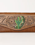 OHLAY WALLET Hand Tooled Hair-on Genuine Leather women bag western handbag purse