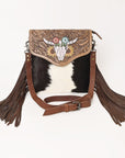 Ohlay Bags KBG172 CROSS BODY Hand Tooled Hair-on Genuine Leather women bag western handbag purse