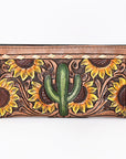 OHLAY WALLET Hand Tooled Genuine Leather women bag western handbag purse
