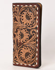 OHLAY WALLET Hand Tooled Genuine Leather women bag western handbag purse