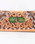 OHLAY WALLET Hand Tooled Genuine Leather women bag western handbag purse