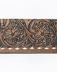 OHLAY WALLET Hand Tooled Genuine Leather women bag western handbag purse