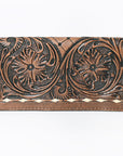 OHLAY WALLET Hand Tooled Genuine Leather women bag western handbag purse