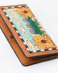OHLAY WALLET Hand Tooled Genuine Leather women bag western handbag purse