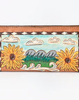 OHLAY WALLET Hand Tooled Genuine Leather women bag western handbag purse