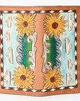 OHLAY WALLET Hand Tooled Genuine Leather women bag western handbag purse