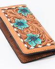 OHLAY WALLET Hand Tooled Genuine Leather women bag western handbag purse