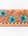 OHLAY WALLET Hand Tooled Genuine Leather women bag western handbag purse