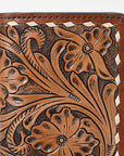 OHLAY WALLET Hand Tooled Genuine Leather women bag western handbag purse