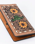 OHLAY WALLET Hand Tooled Genuine Leather women bag western handbag purse