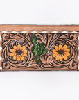 OHLAY WALLET Hand Tooled Genuine Leather women bag western handbag purse