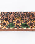 OHLAY WALLET Hand Tooled Genuine Leather women bag western handbag purse