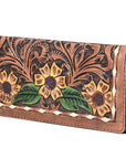 OHLAY WALLET Hand Tooled Genuine Leather women bag western handbag purse