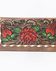 OHLAY WALLET Hand Tooled Genuine Leather women bag western handbag purse