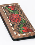 OHLAY WALLET Hand Tooled Genuine Leather women bag western handbag purse