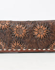 OHLAY WALLET Hand Tooled Genuine Leather women bag western handbag purse