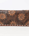 OHLAY WALLET Hand Tooled Genuine Leather women bag western handbag purse