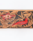 OHLAY WALLET Hand Tooled Genuine Leather women bag western handbag purse