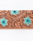 OHLAY WALLET Hand Tooled Genuine Leather women bag western handbag purse