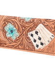 OHLAY WALLET Hand Tooled Genuine Leather women bag western handbag purse