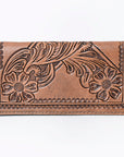 OHLAY WALLET Hand Tooled Genuine Leather women bag western handbag purse