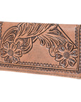 OHLAY WALLET Hand Tooled Genuine Leather women bag western handbag purse