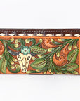 OHLAY WALLET Hand Tooled Genuine Leather women bag western handbag purse