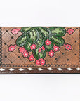 OHLAY WALLET Hand Tooled Genuine Leather women bag western handbag purse