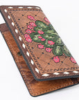 OHLAY WALLET Hand Tooled Genuine Leather women bag western handbag purse