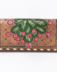 OHLAY WALLET Hand Tooled Genuine Leather women bag western handbag purse