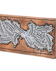 OHLAY WALLET Hand Tooled Genuine Leather women bag western handbag purse