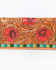 OHLAY WALLET Hand Tooled Genuine Leather women bag western handbag purse