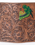 OHLAY WALLET Hand Tooled Genuine Leather women bag western handbag purse