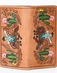 OHLAY WALLET Hand Tooled Genuine Leather women bag western handbag purse
