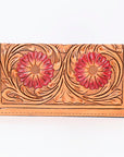 OHLAY WALLET Hand Tooled Genuine Leather women bag western handbag purse