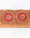OHLAY WALLET Hand Tooled Genuine Leather women bag western handbag purse