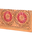 OHLAY WALLET Hand Tooled Genuine Leather women bag western handbag purse