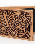 OHLAY WALLET Hand Tooled Genuine Leather women bag western handbag purse