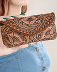 American Darling Sunglass Case Hand Tooled Genuine Leather Women Bag Western Handbag Purse