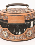 ADBGA416 American Darling Hand Tooled Hair On Genuine Leather Women Bag Western Handbag Purse