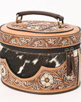 ADBGA416 American Darling Hand Tooled Hair On Genuine Leather Women Bag Western Handbag Purse