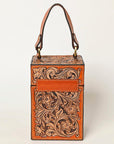 ADBGA417 American Darling Hand Tooled Genuine Leather Women Bag Western Handbag Purse