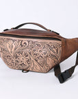 ADBG1211 American Darling Hand Tooled Genuine Leather Women Bag Western Handbag Purse