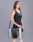 American Darling ADBG1217 Crocodile Embossed Genuine Leather Women Bag Western Handbag Purse